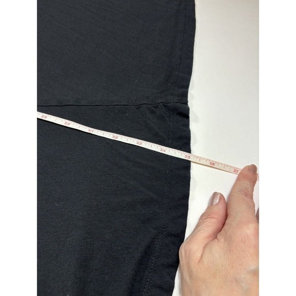 Bryn Walker Dress Black Small Long Sleeve Fit & Flare Scoop Neck Asymmetrical - Picture 6 of 10